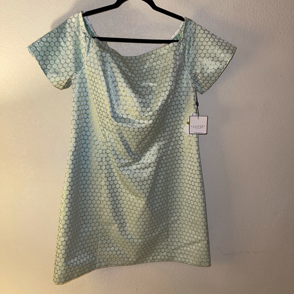 Aqua Green Stylish Dress. Brand new with tags.